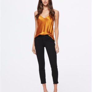 PAIGE Verdugo Crop - Black